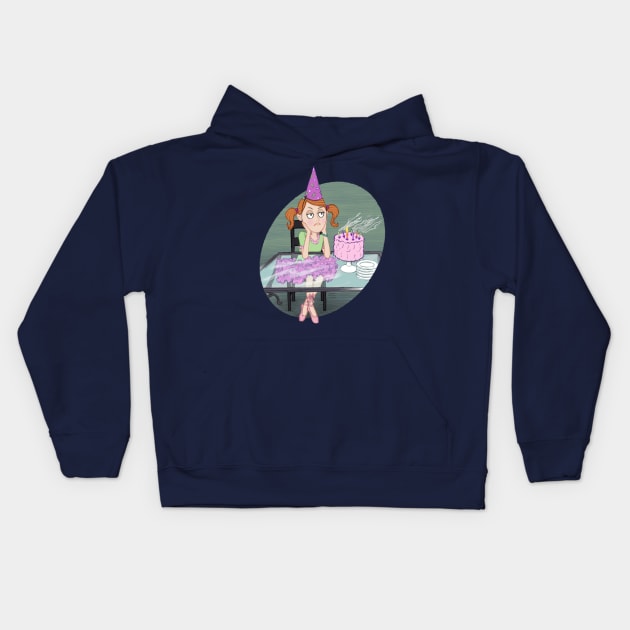 Birthday Without Wishes Kids Hoodie by moonfreakformula